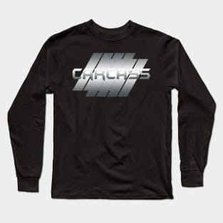 Metallic Illustration carcass Long Sleeve T-Shirt